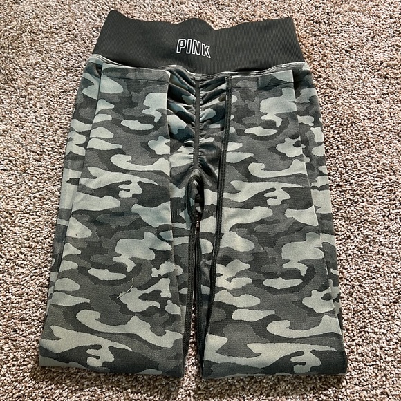 VS Pink Sport High-Waisted Camo Seamless Leggings - Picture 6 of 7